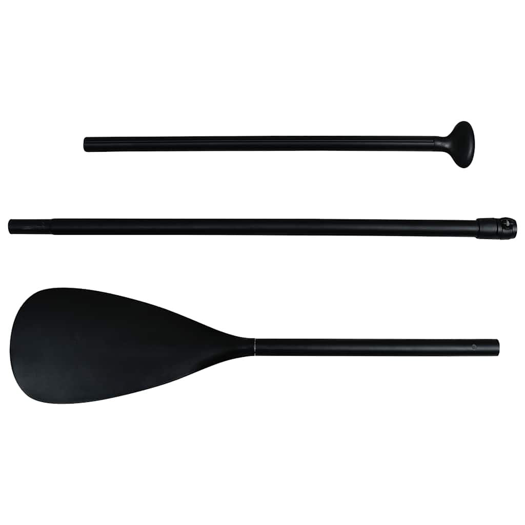 Aufblasbares Stand up Paddle Board Set Schwarz Und Weiß