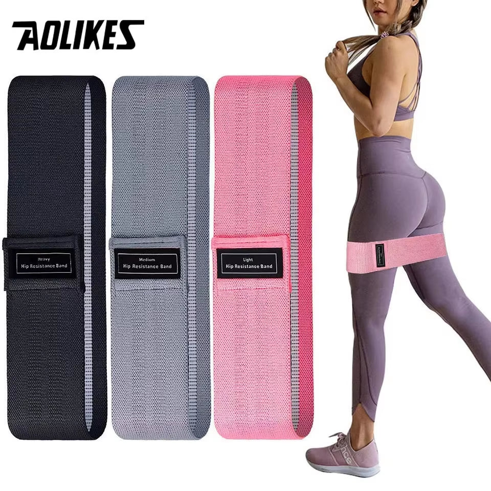Fitness Rubber Band Elastic Yoga Resistance Bands Set Hip Circle Expander Bands Gym Fitness Booty Band Home Workout