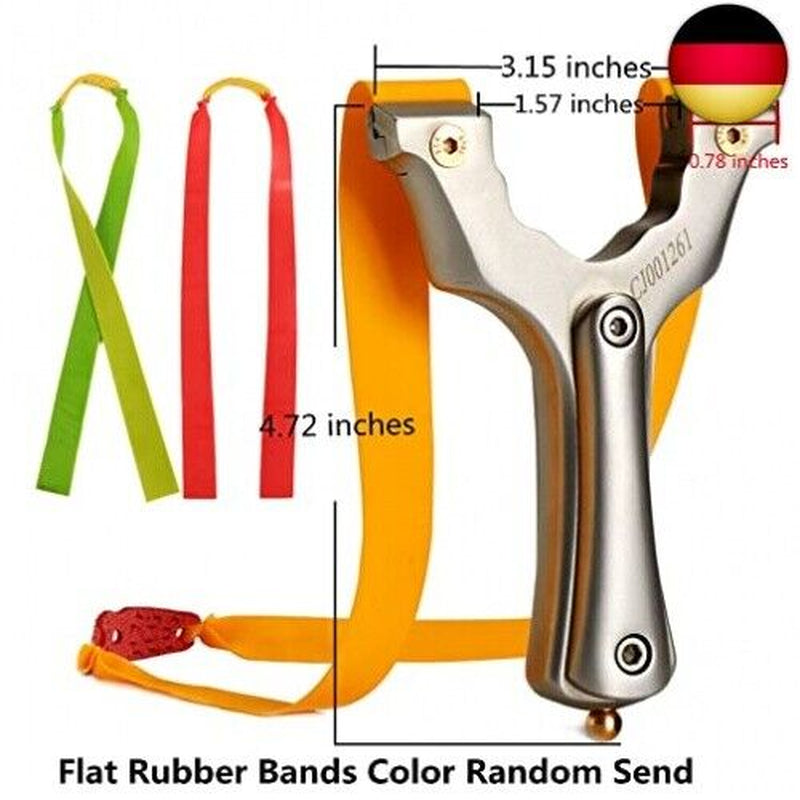 Huntingdoor Schleuder Zwille Steinschleuder Jagd Slingshot Edelstahl Profi