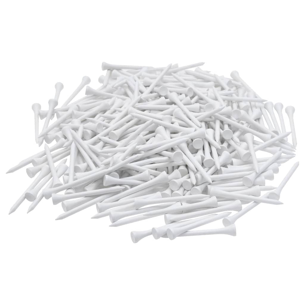 Golf-Tees 1000 Stk. Weiß 83 Mm Bambus