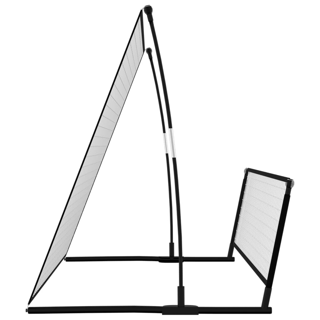 2-In-1 Rebounder Und Fußballtor 202X104X120 Cm Stahl
