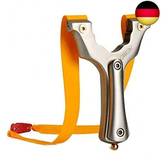 Huntingdoor Schleuder Zwille Steinschleuder Jagd Slingshot Edelstahl Profi